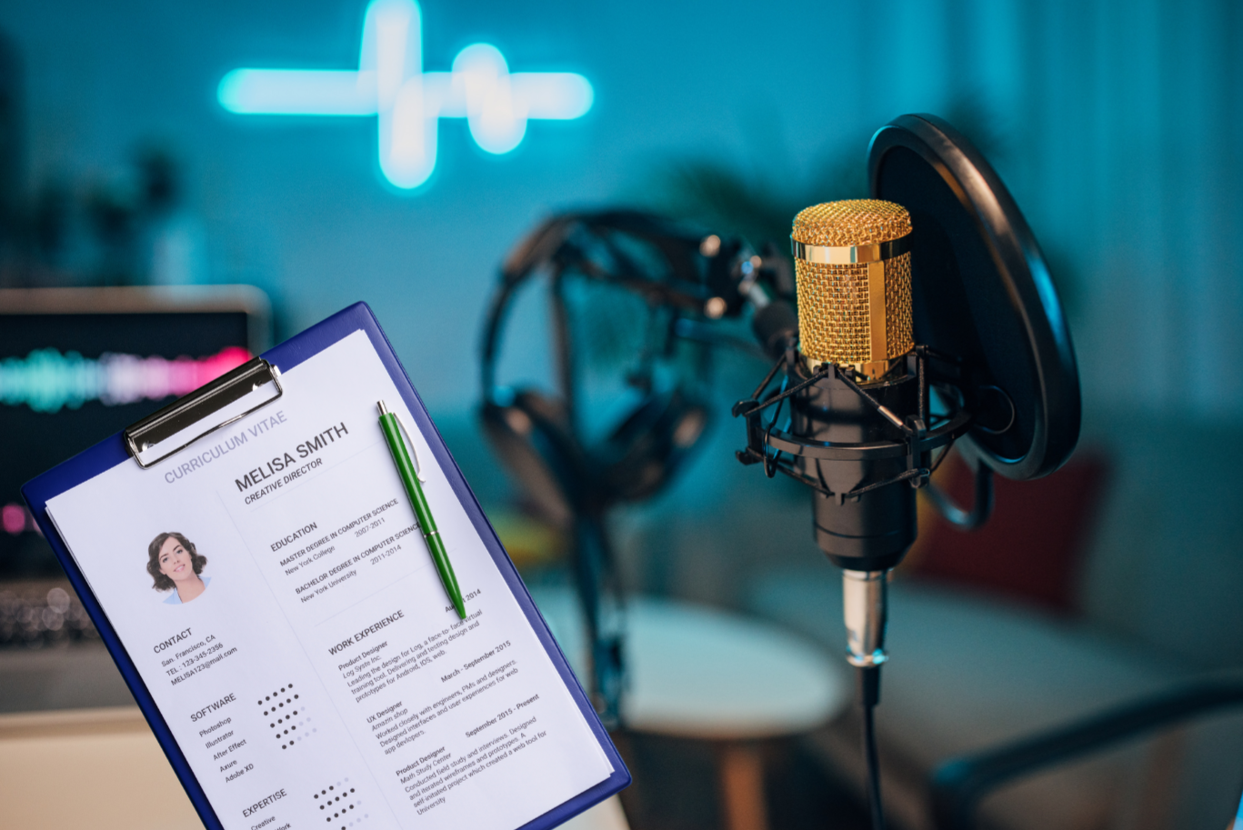 Réalise ton CV audio avec des pros !